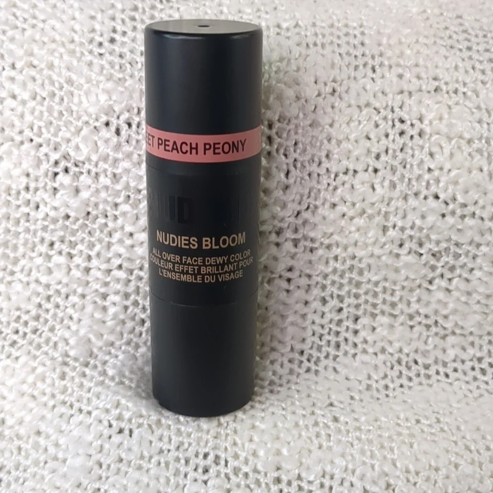 NUDESTIX Nudies Bloom Multi-Use Blush Tint in Sweet Peach Peony, 7g/0.25oz